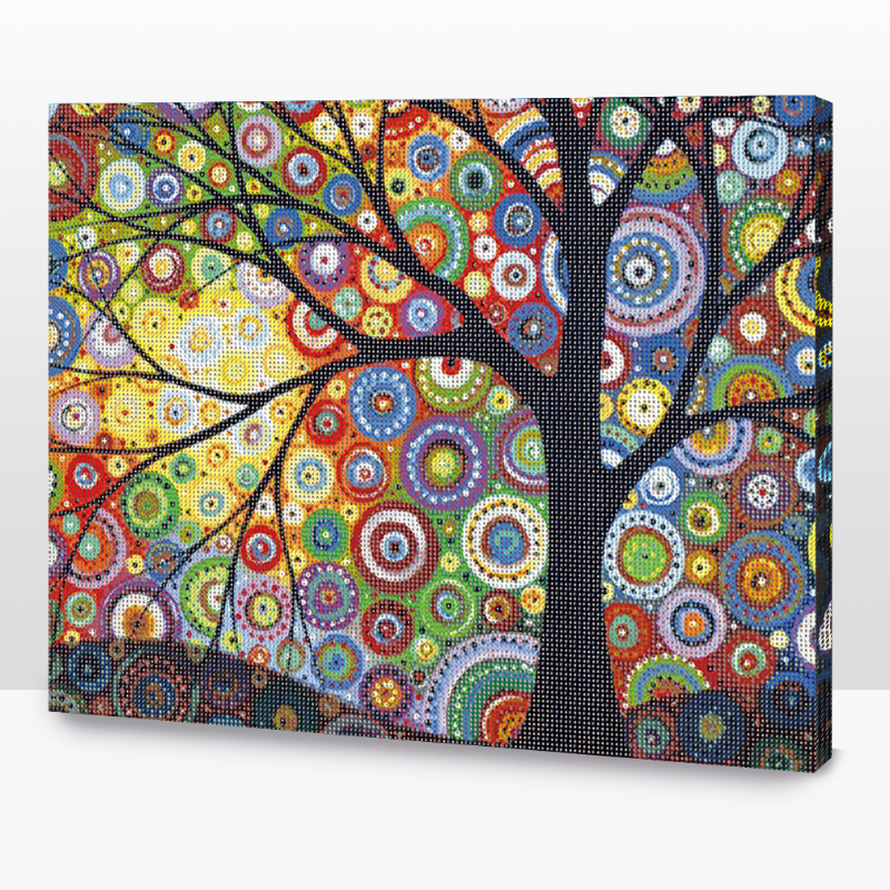 Kit Diamond Painting Árbol de mandalas | WD1708 Main Image